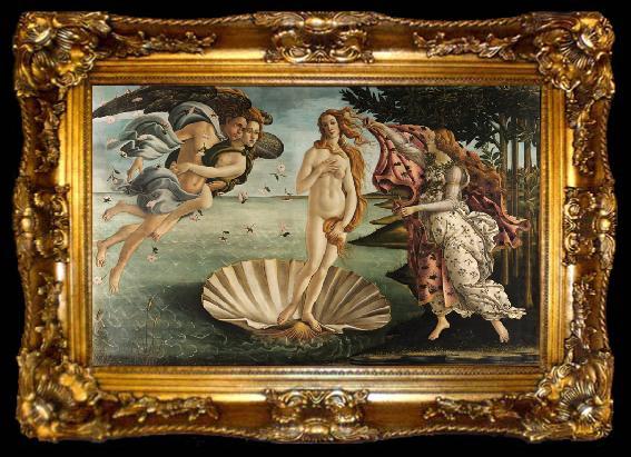 framed  Sandro Botticelli The Birth of Venus (mk08), ta009-2